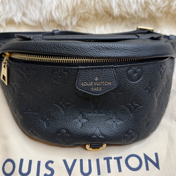 NEW Discontinued Louis Vuitton Bumbag / Waist Bag Monogram Empreinte Noir Black - Picture 2 of 13